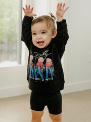 Children's Dolly Parton Triple Threat Black Sweatshirt
