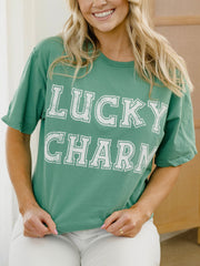 St. Patrick's Day Lucky Charm Green Tee