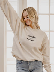 Tennessee Vols Embroidered Script Cream Sweatshirt