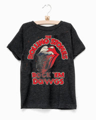 Children's Rolling Stones Rock 'Em Georgia Bulldogs Charcoal Tee - shoplivylu