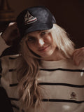 1776 USA Sailboat Navy Embroidered Hat