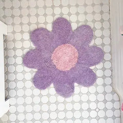 Lavender Daisy Rug