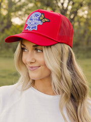 Red Pabst Butterfly Hat