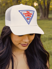White Pepsi Customer is Why Hat