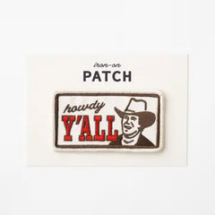 Howdy Ya'll Patch Embroidered Iron On Patch