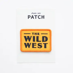 The Wild West Embroidered Iron On Patch
