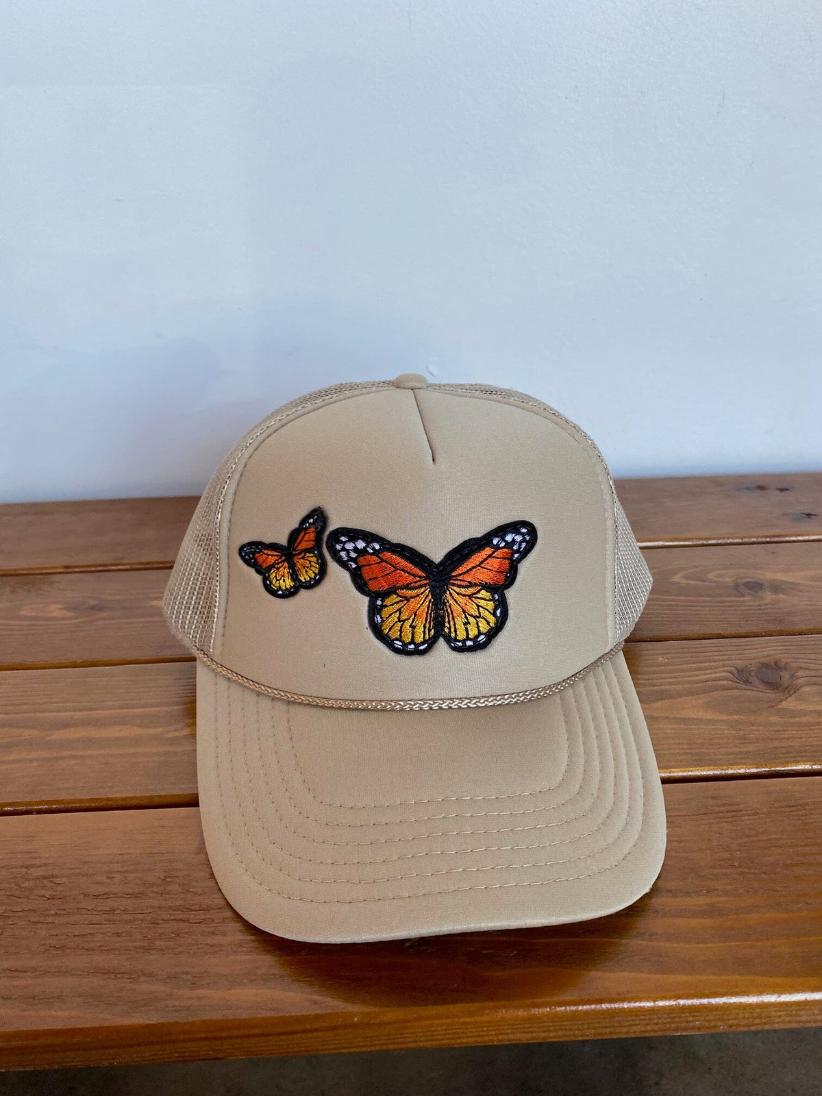 Khaki Butterfly Hat