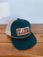 Teal Oklahoma Hat