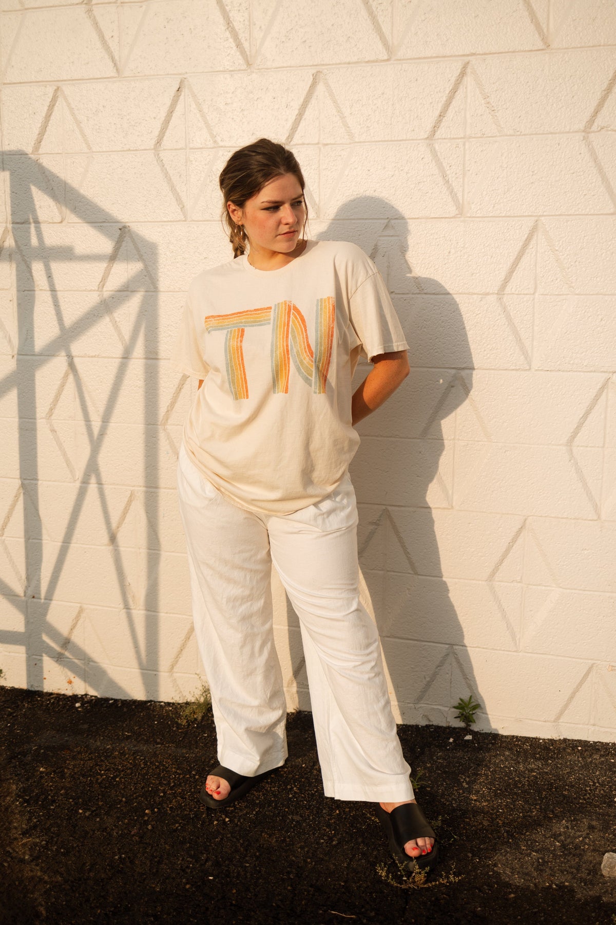TN Tennessee Promise Off White Thrifted Tee