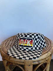 Checkered OK Hat