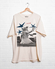 Dolly Parton All American Dolly Off White Thrifted Distressed Tee