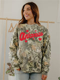 Arkansas Hearts Camouflage Sweatshirt