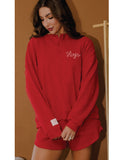 *COMING SOON* Arkansas Razorbacks Stitched Red Signature Waffle Top
