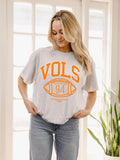 Tennessee Vols Campus Classic Ash Gray Thrifted Tee