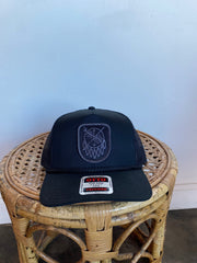 Black OK Shield Hat