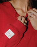 *COMING SOON* Bama Crimson Tide Stitched Red Signature Waffle Top