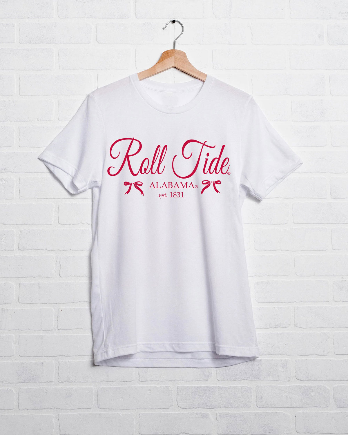 Bama Established Bows White Tee