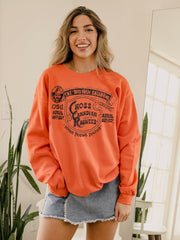 Cross Canadian Ragweed OSU Boys From Oklahoma Orange Thrifted Sweatshirt