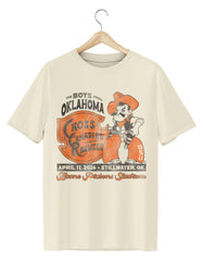 Cross Canadian Ragweed OSU Cowboys Pistol Pete Off White Thrifted Tee