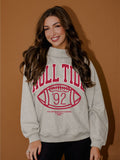 *COMING SOON* Alabama Crimson Tide Campus Classic Gray Roll Neck Sweatshirt