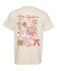 Christmas Memorabilia Ivory Tee