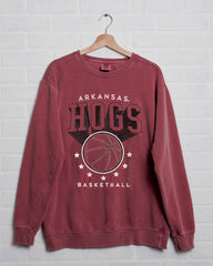 Arkansas Razorbacks Basketball Pro Cardinal Sweatshirt