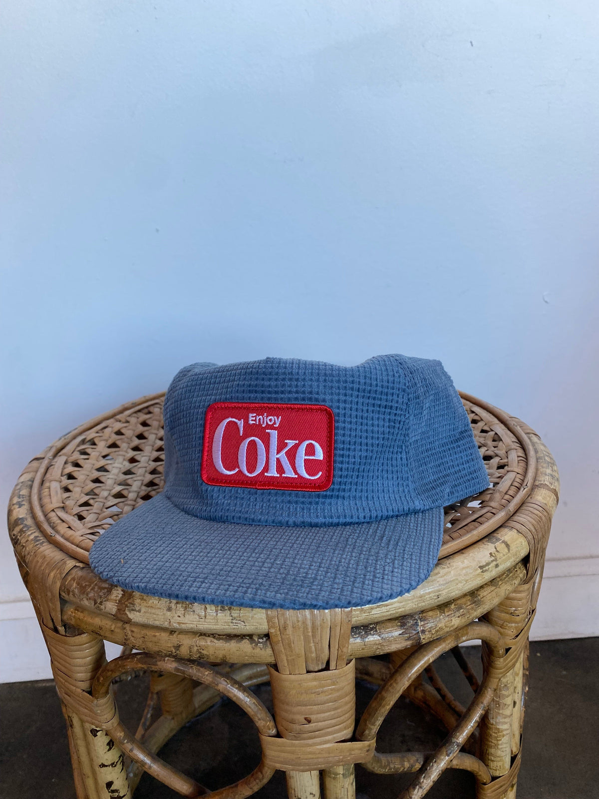 Blue Coke Cord Hat