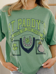 St. Patrick's Day Patch Green Tee