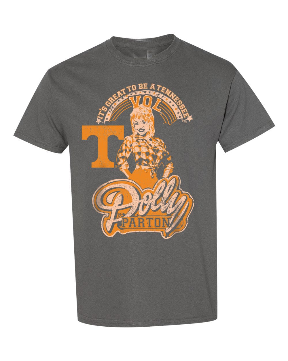 Children's Dolly Parton Great To Be a Tennessee Vol Charcoal Tee