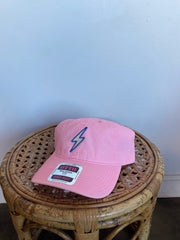 Light Pink Lightning Bolt Hat