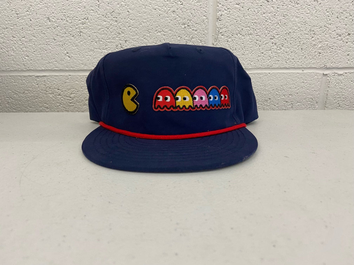 Navy Pac Man Hat