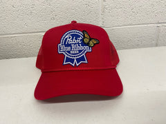 Red Pabst Butterfly Hat