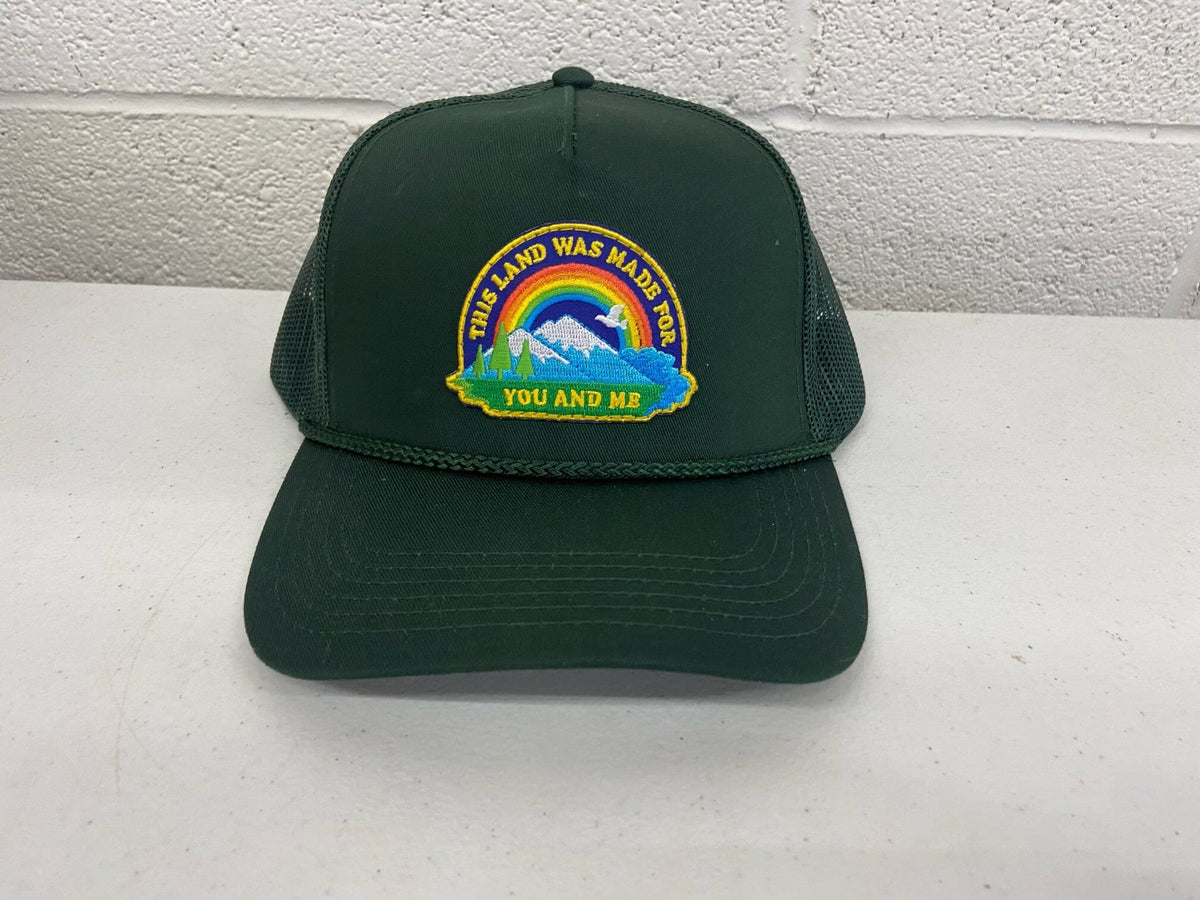 Green This Land Was Made For You & Me Hat