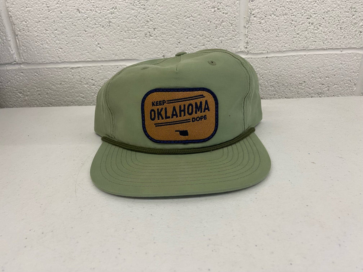 Green Keep Oklahoma Dope Hat