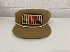 Khaki Oklahoma Patch Hat