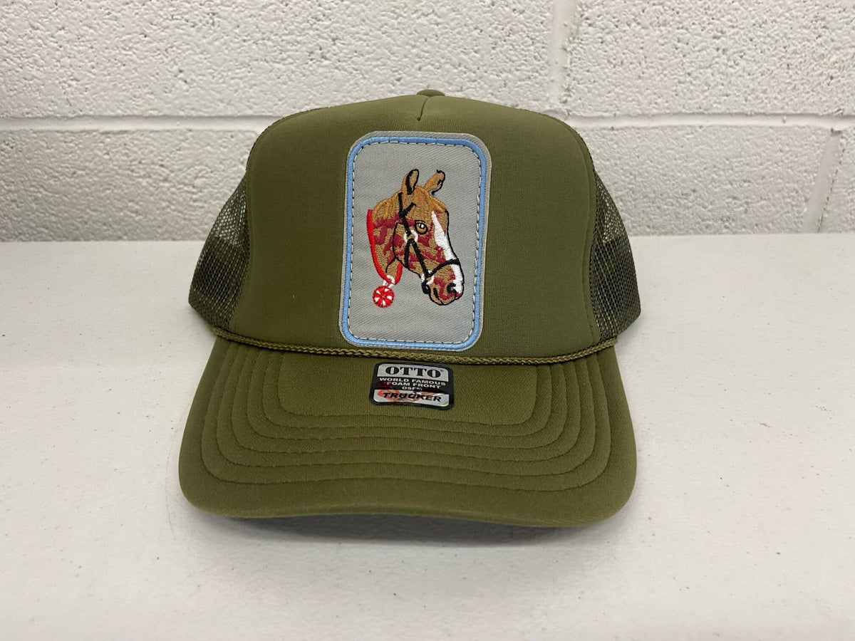 Military Green Horse Hat
