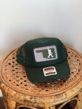 Bigfoot Peace Rope Trucker (Green)