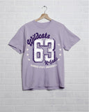 KSU Wildcats Jersey Patch Lilac Heavyweight Tee