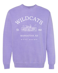 KSU Wildcats Stadium Coordinates Violet Sweatshirt