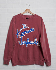 KU Jayhawks Beverly Crimson Sweatshirt