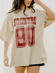 OU Player Off White One Size Tee