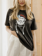 Willie Nelson Sketch Smoke Hi-Dive Tee