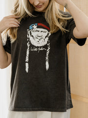 Willie Nelson Sketch Smoke Hi-Dive Tee