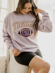 LSU Tigers Wonka Football Orchid Sweatshirt