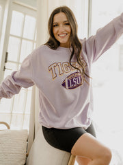 LSU Tigers Wonka Football Orchid Sweatshirt