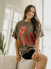 Rolling Stones Texas Tech Dazed Charcoal Thrifted Tee