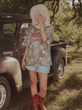 America Filled Gault Camouflage Tee