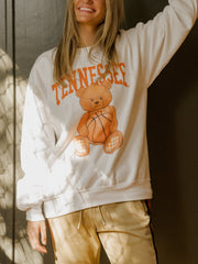 Tennessee Vols Basketball Bear White Sweatshirt