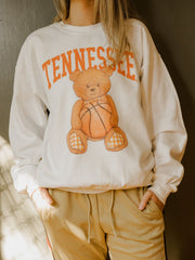 Tennessee Vols Basketball Bear White Sweatshirt