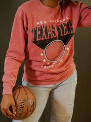 Texas Tech Basketball Pro Red Sweatshirt